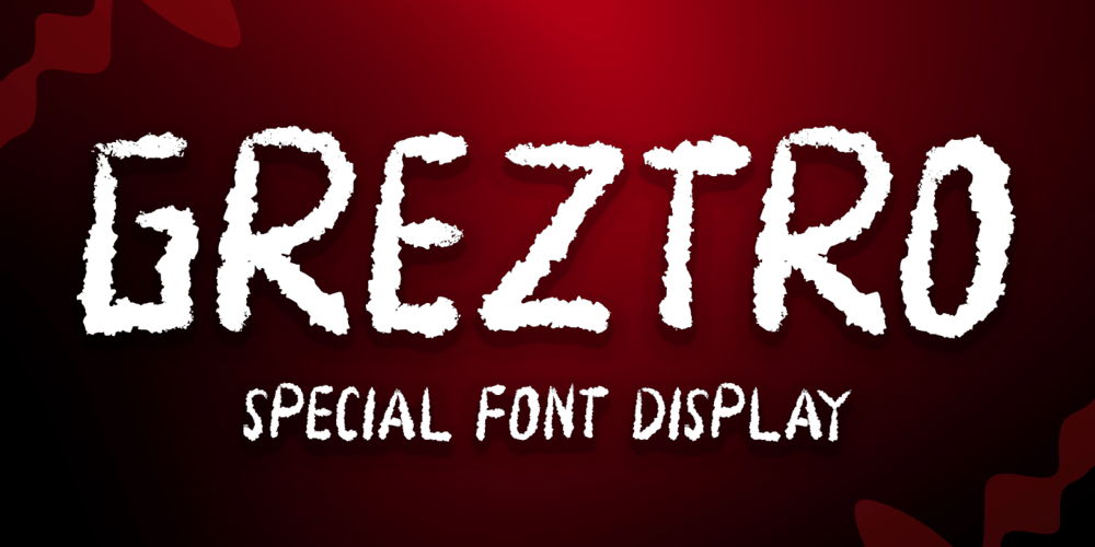 Greztro font