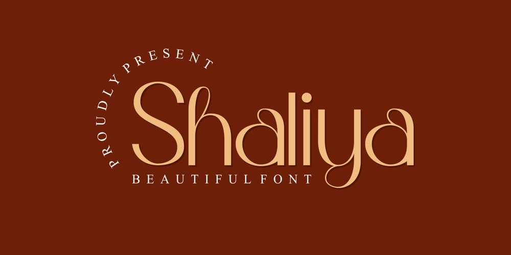 Shaliya font