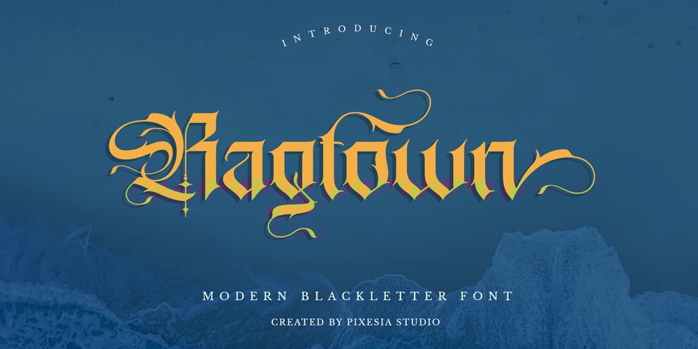 Ragtown font