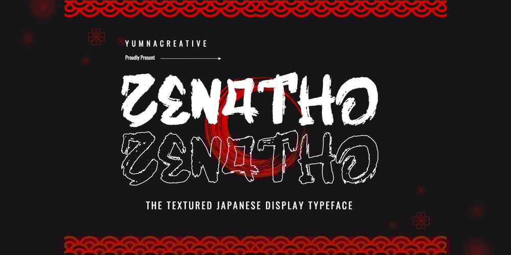 Zenatho font
