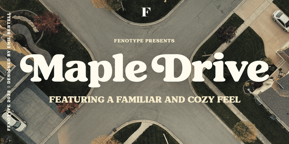 Maple Drive font