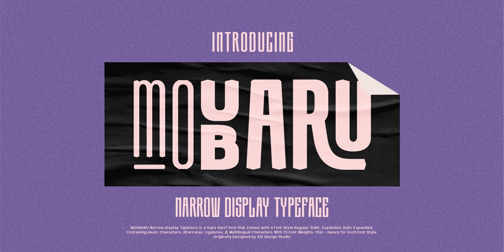 Moubaru font