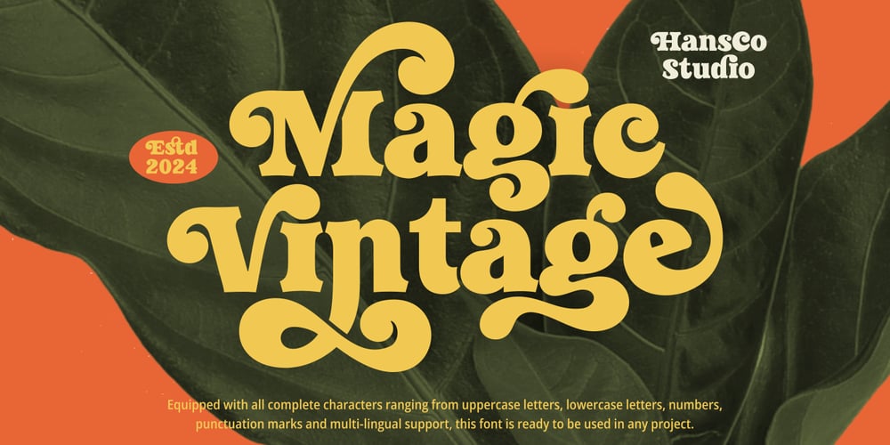 Magic Vintage font