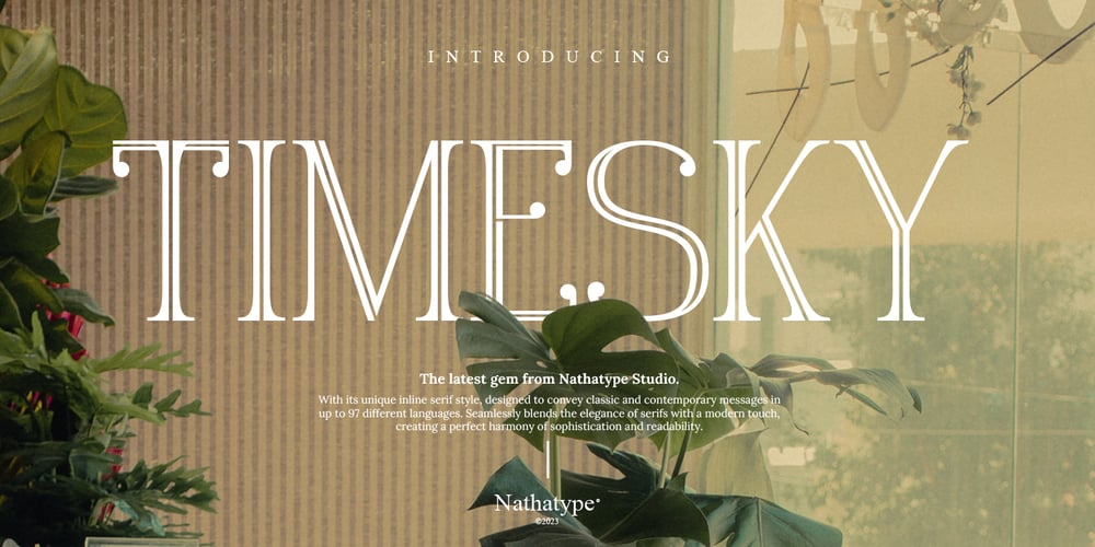 Timesky font