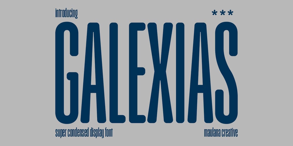 MC Galexias font