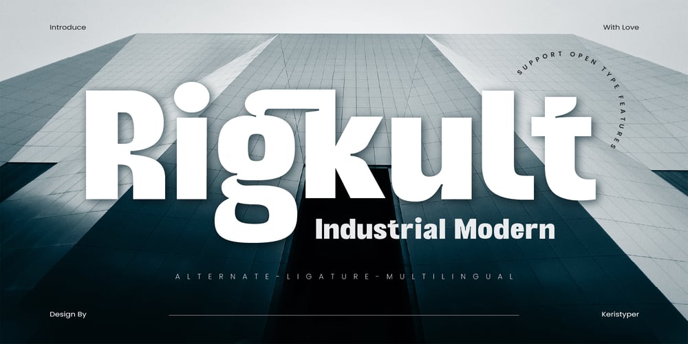 Rigkult font