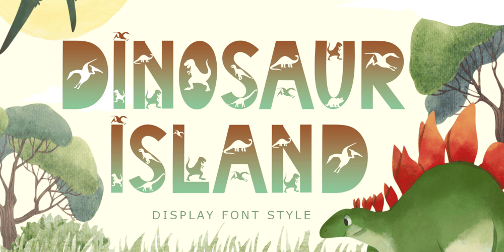 Dinosaur Island font