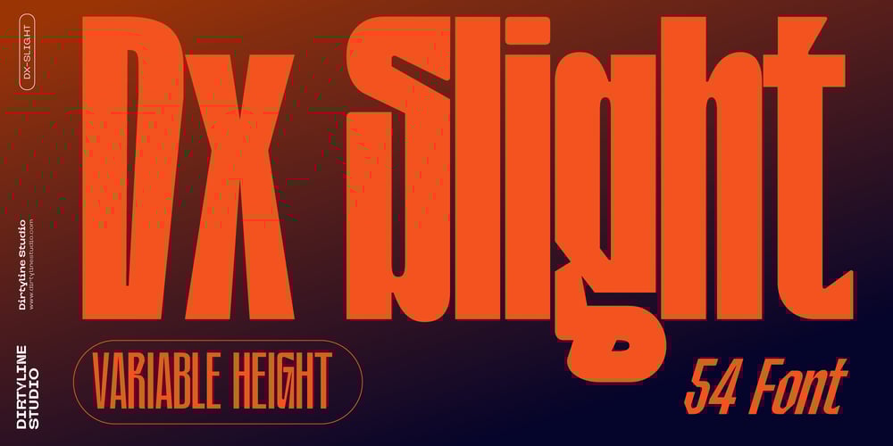 Dx Slight font