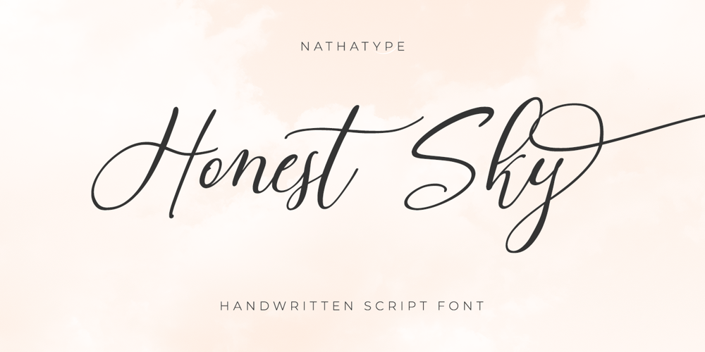 Honest Sky font