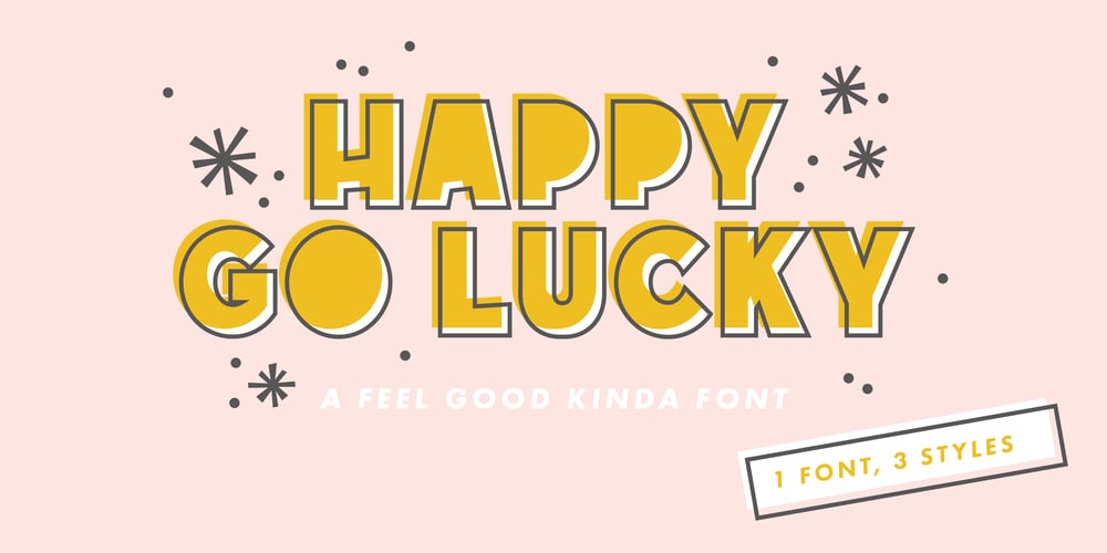 Happy Go Lucky Display Font font