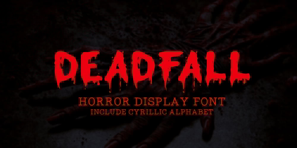 Deadfall font