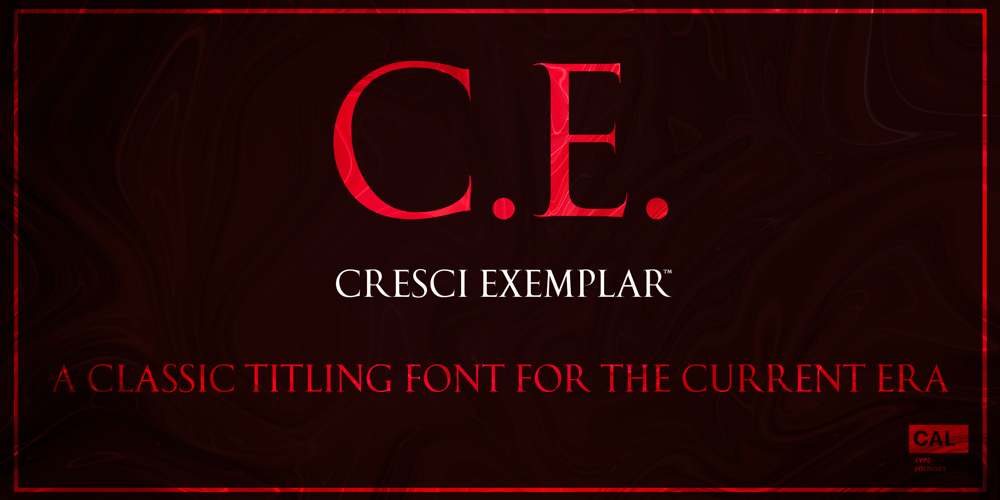 Cresci Exemplar Pro font