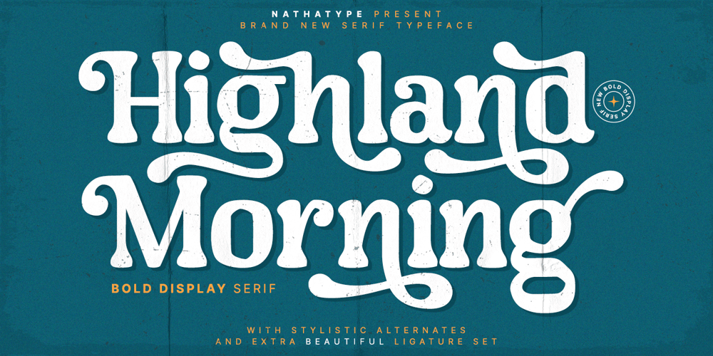 Highland Morning font