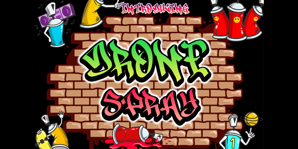 Drone Spray font