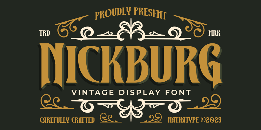 Nickburg font