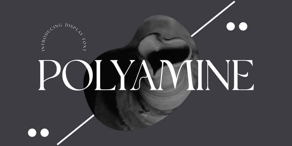 Polyamine font