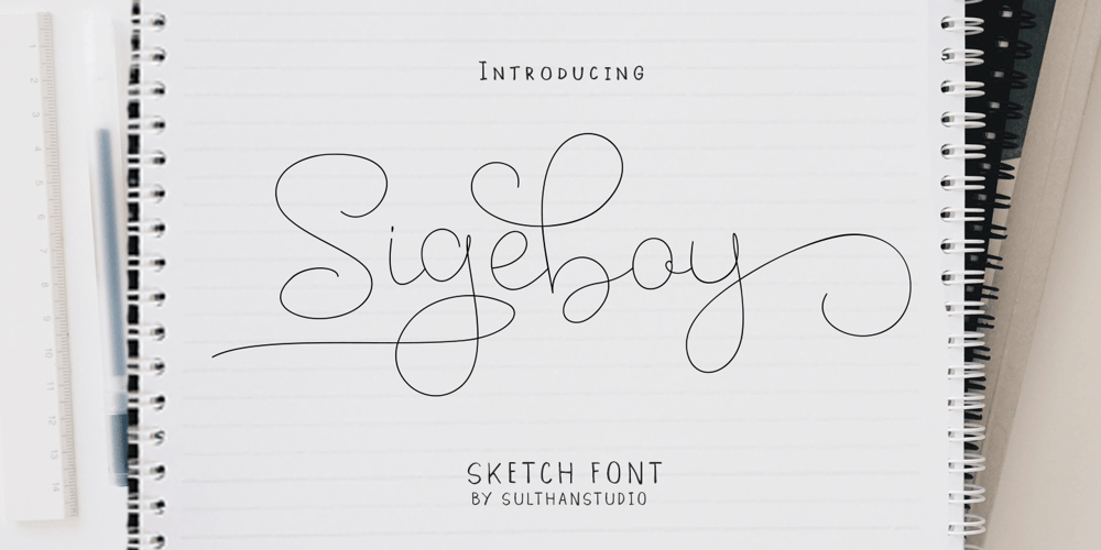 Sigeboy font