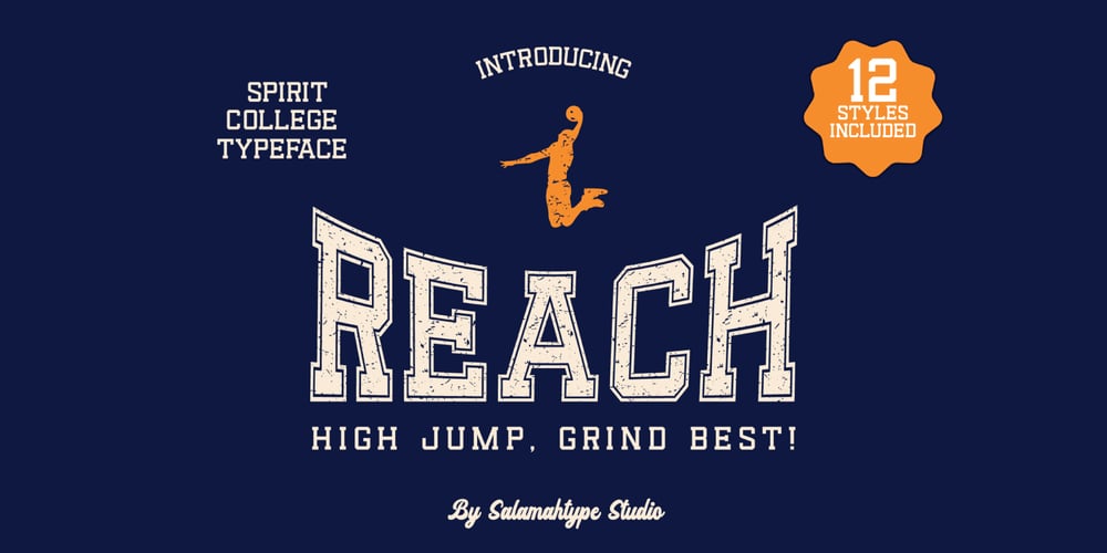 Reach font
