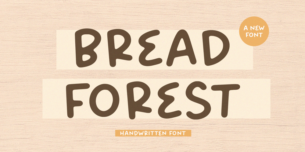 Bread Forest font