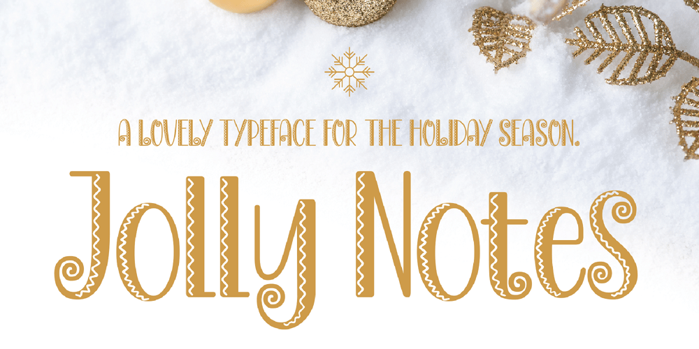 Jolly Notes font