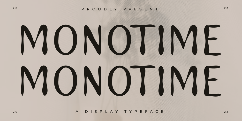 Monotime font