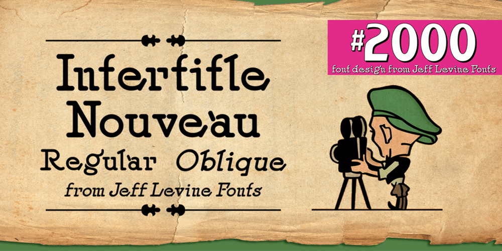 Intertitle Nouveau JNL font