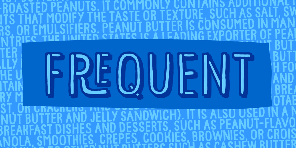 Frequent font