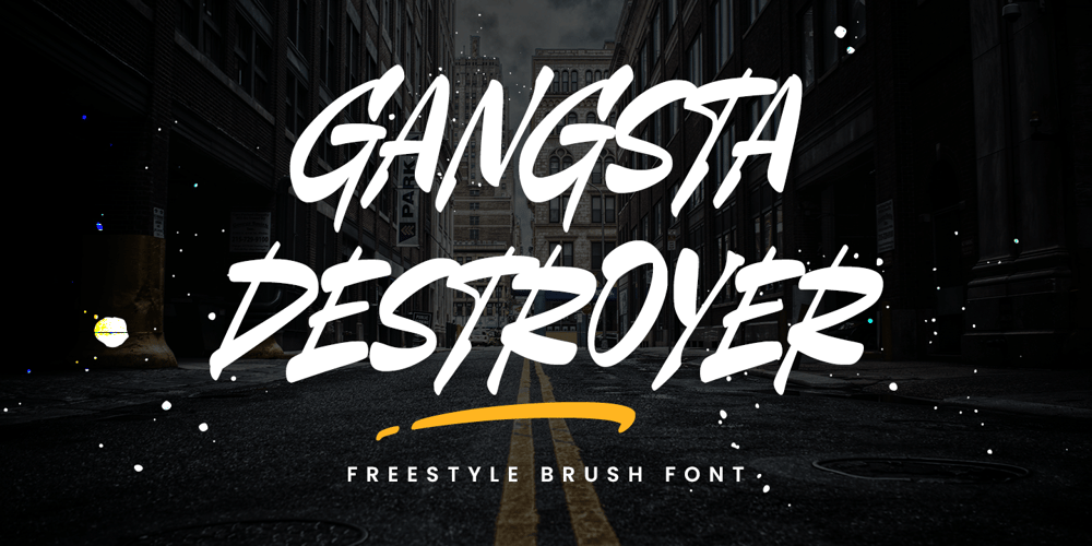 Gangsta Destroyer font