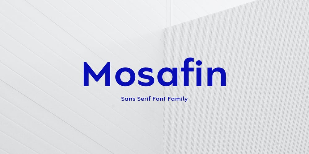 Mosafin font