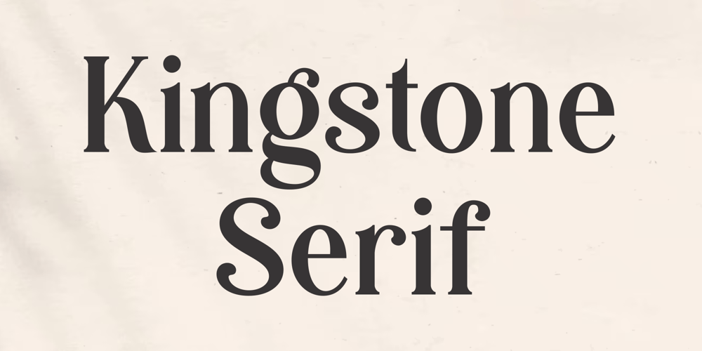 Kingstone Serif font
