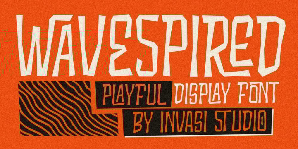 Wavespired font