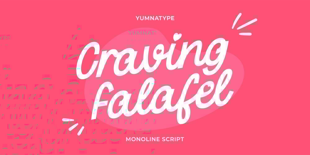 Craving Falafel font