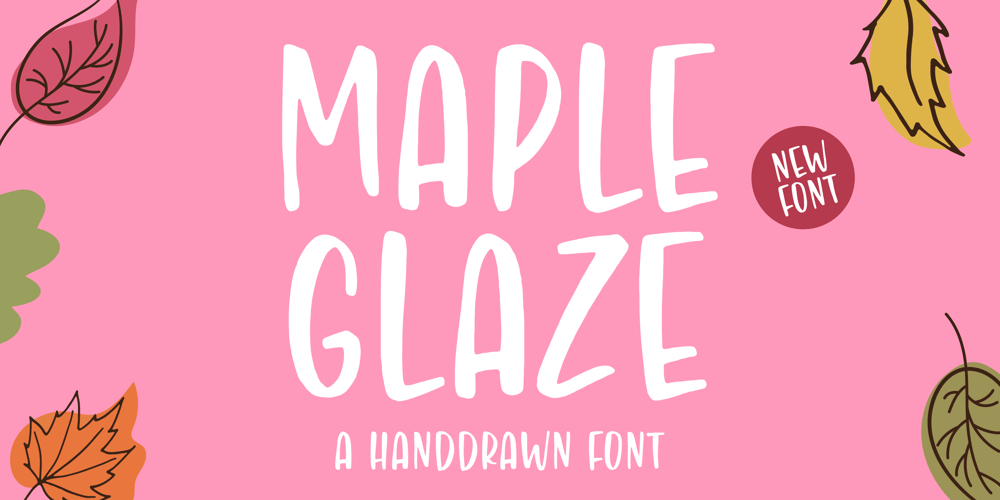 Maple Glaze font