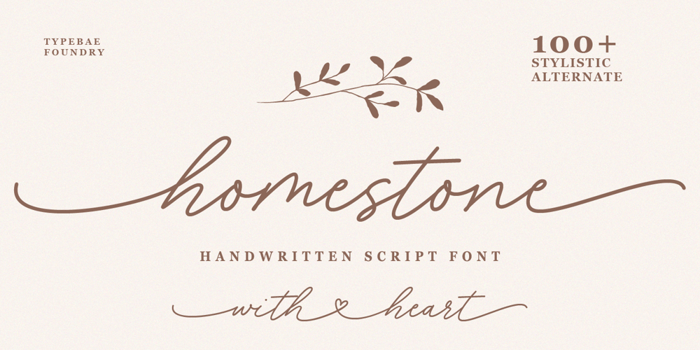 Homestone font