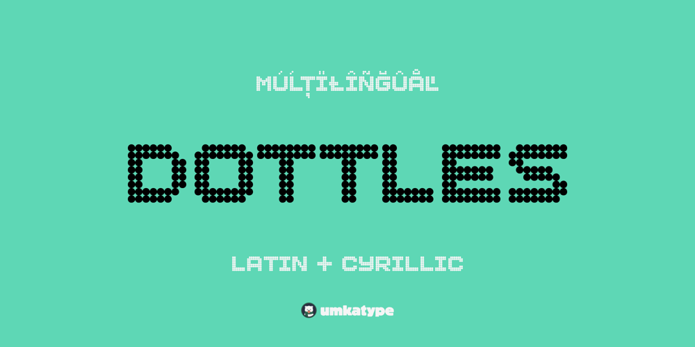 Dottles font
