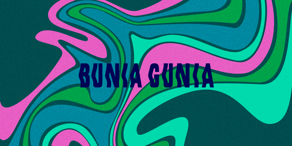 Bunia Gunia font