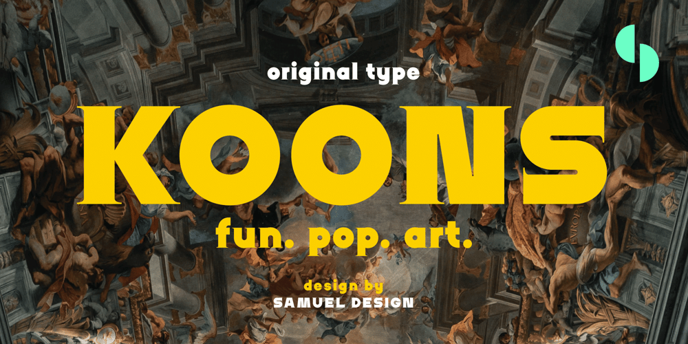 Koons font