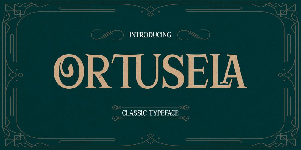 Ortusela font