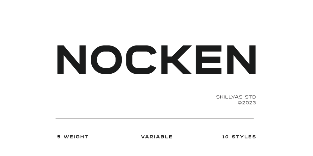 Nocken font