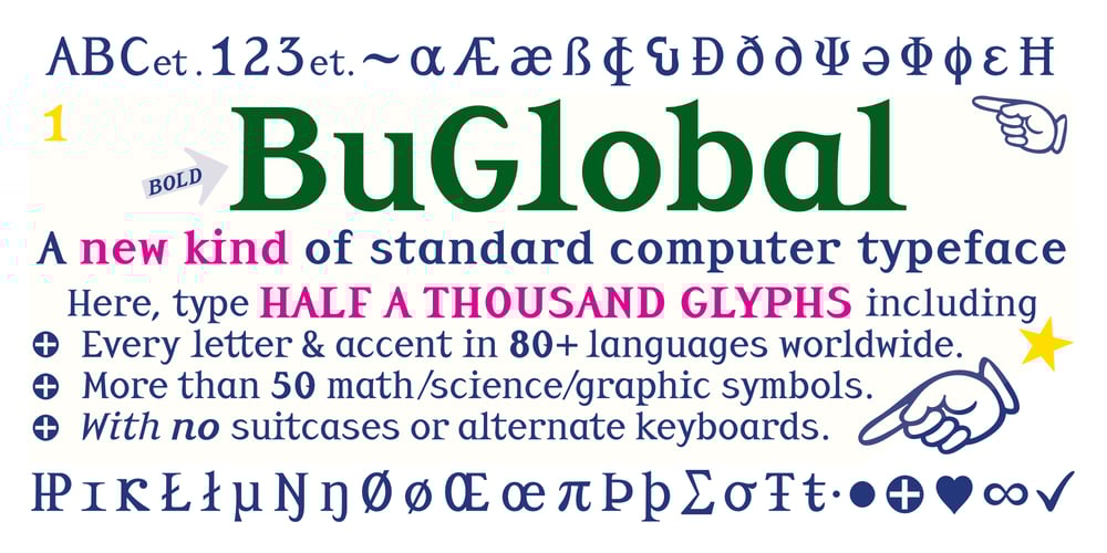 Bu Global font