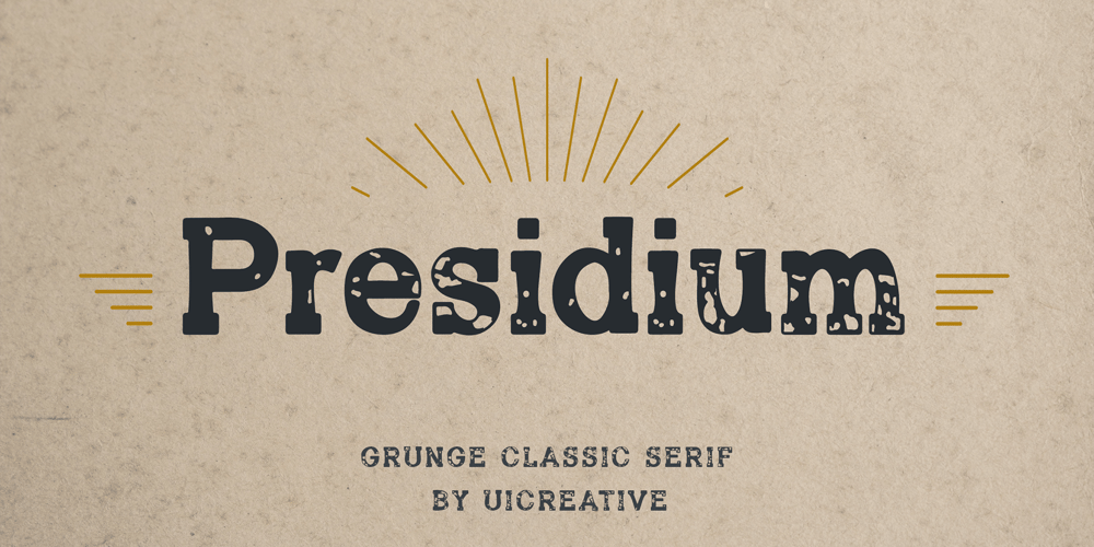 Presidium Script Typeface font