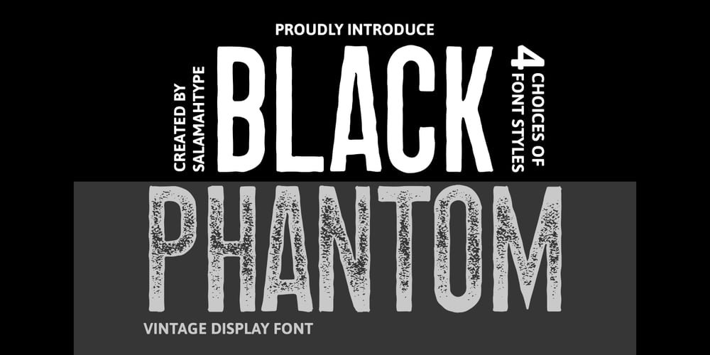 Black Phantom Pro font