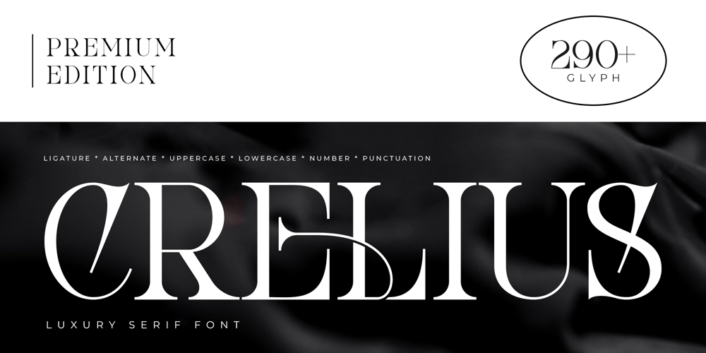 Crelius font