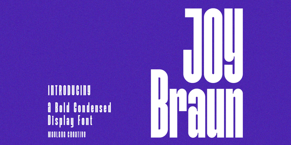 Joy Braun font