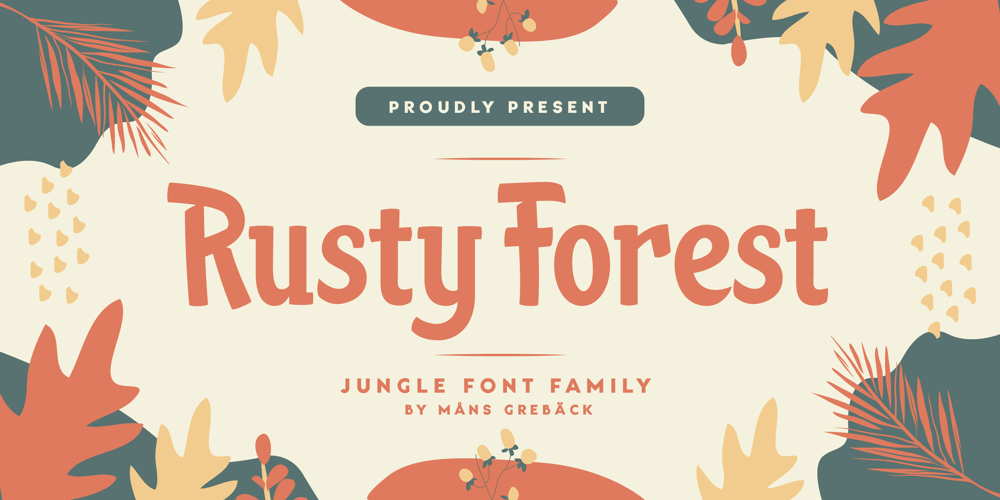 Rusty Forest font