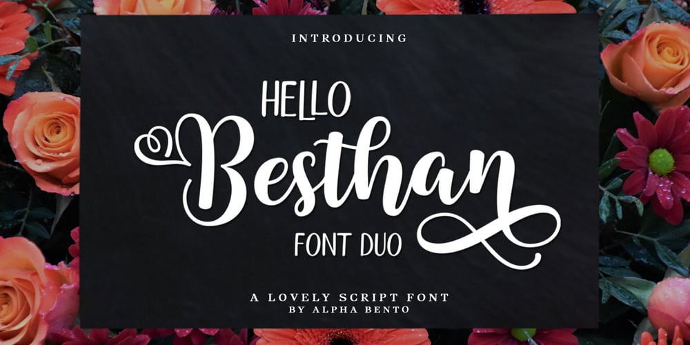 Besthan Script font