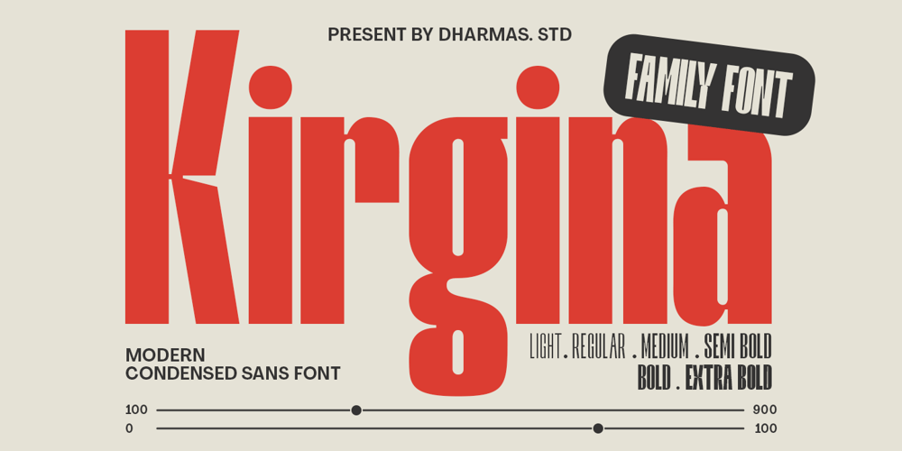 Kirgina font