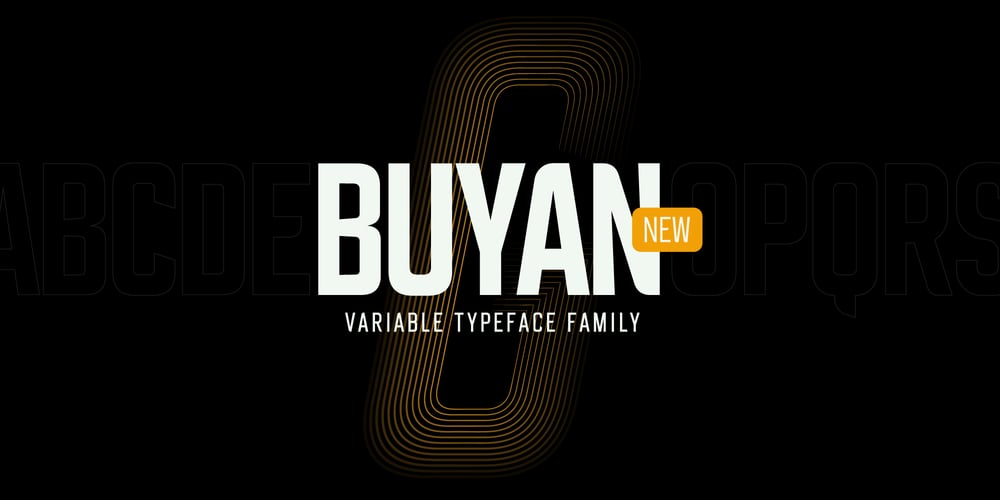 Buyan Variable font