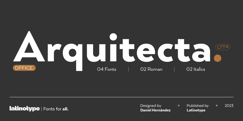 Arquitecta Office font