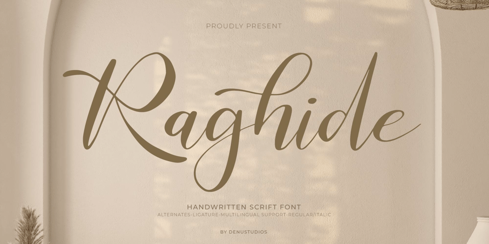 Raghide font